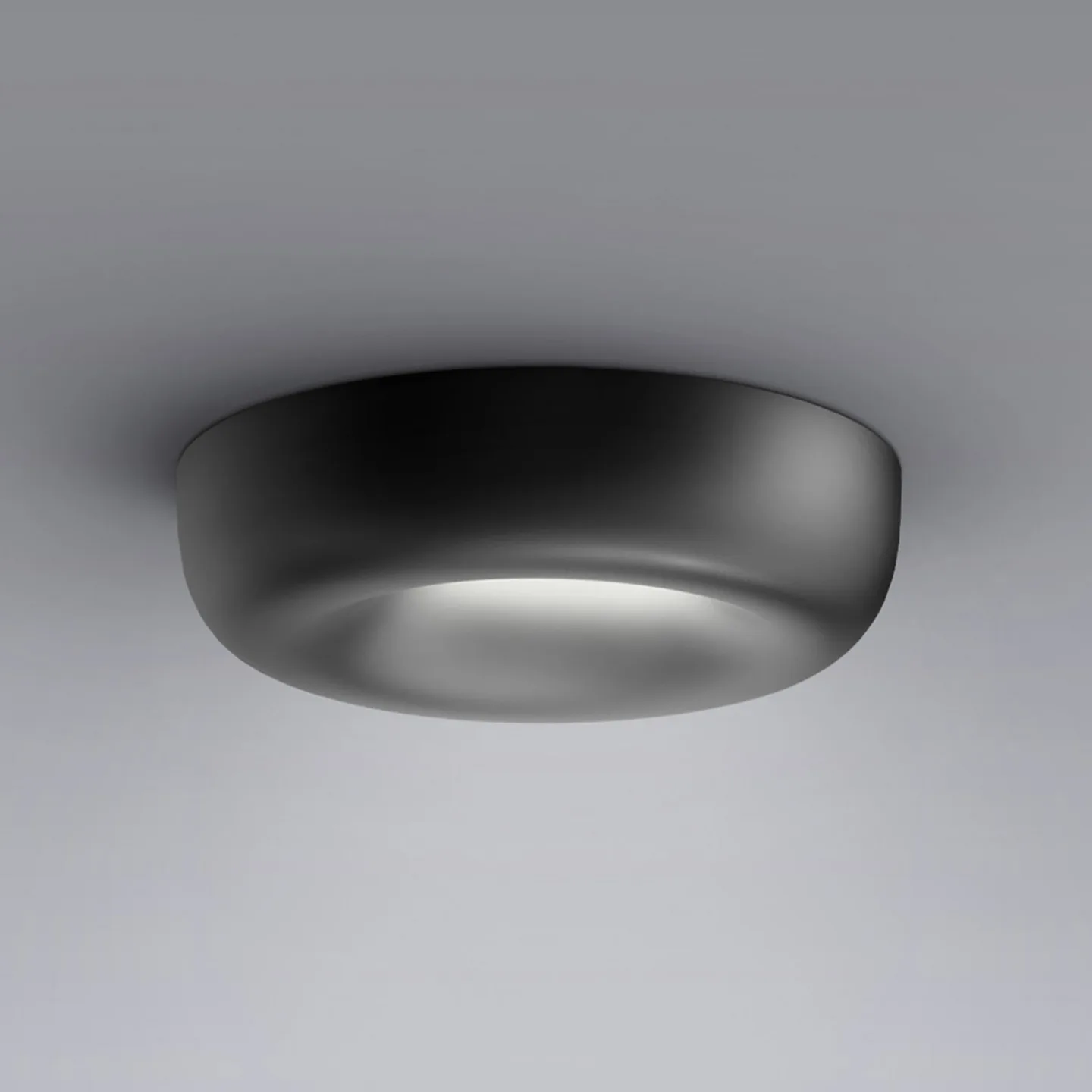 Cavity LED Recessed Deckenleuchte S Black - Serien Lighting Cavity Recessed S - Wohnzimmer - Design - Metall - Einflammig