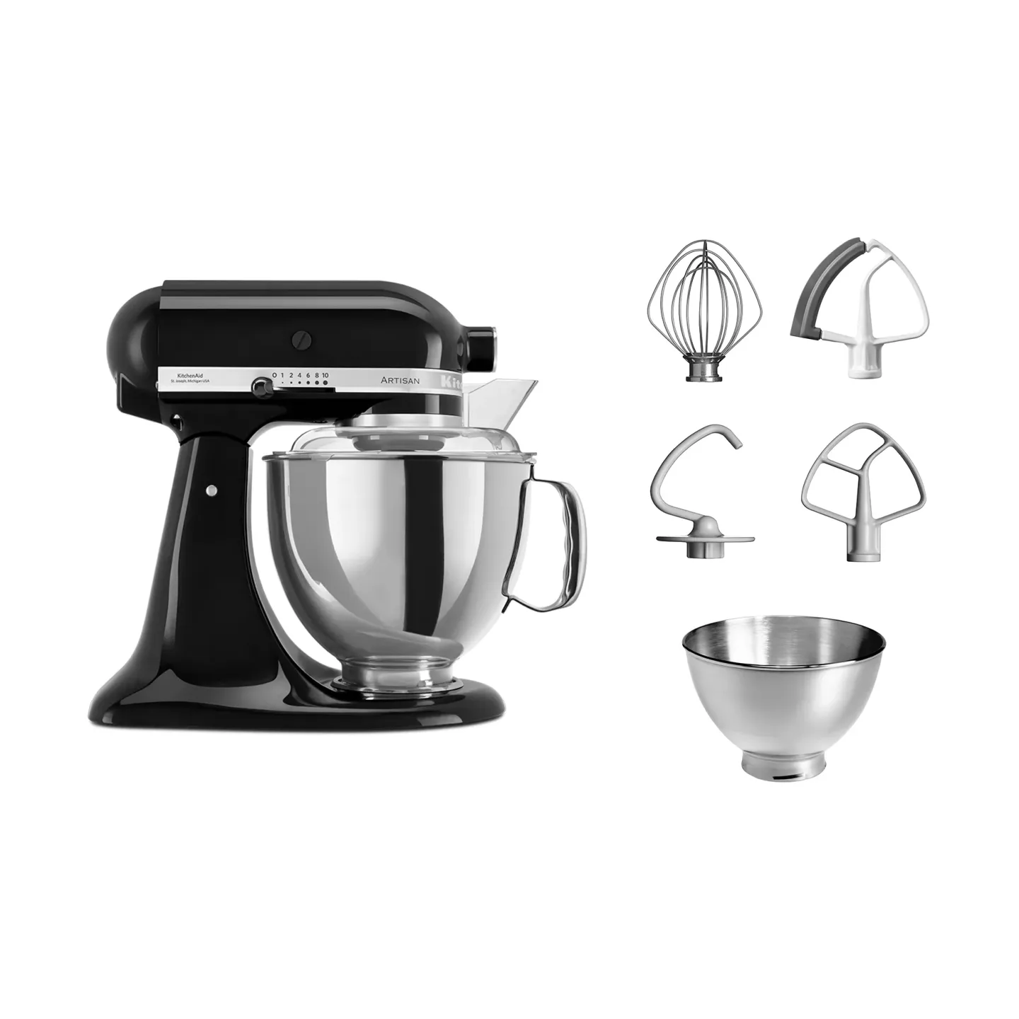 KitchenAid Artisan 175 Küchenmaschine 4,8 l Schwarz