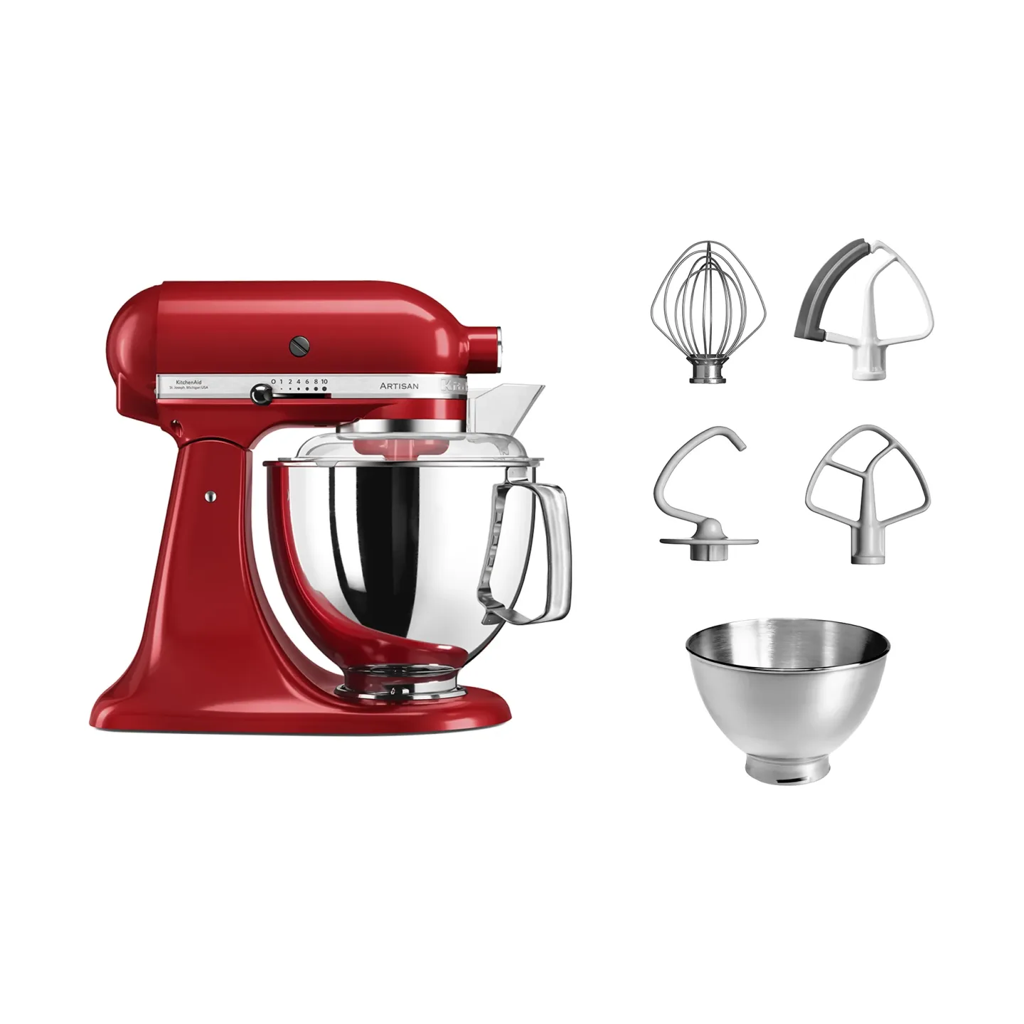 KitchenAid Artisan 175 Küchenmaschine 4,8 l Empire red