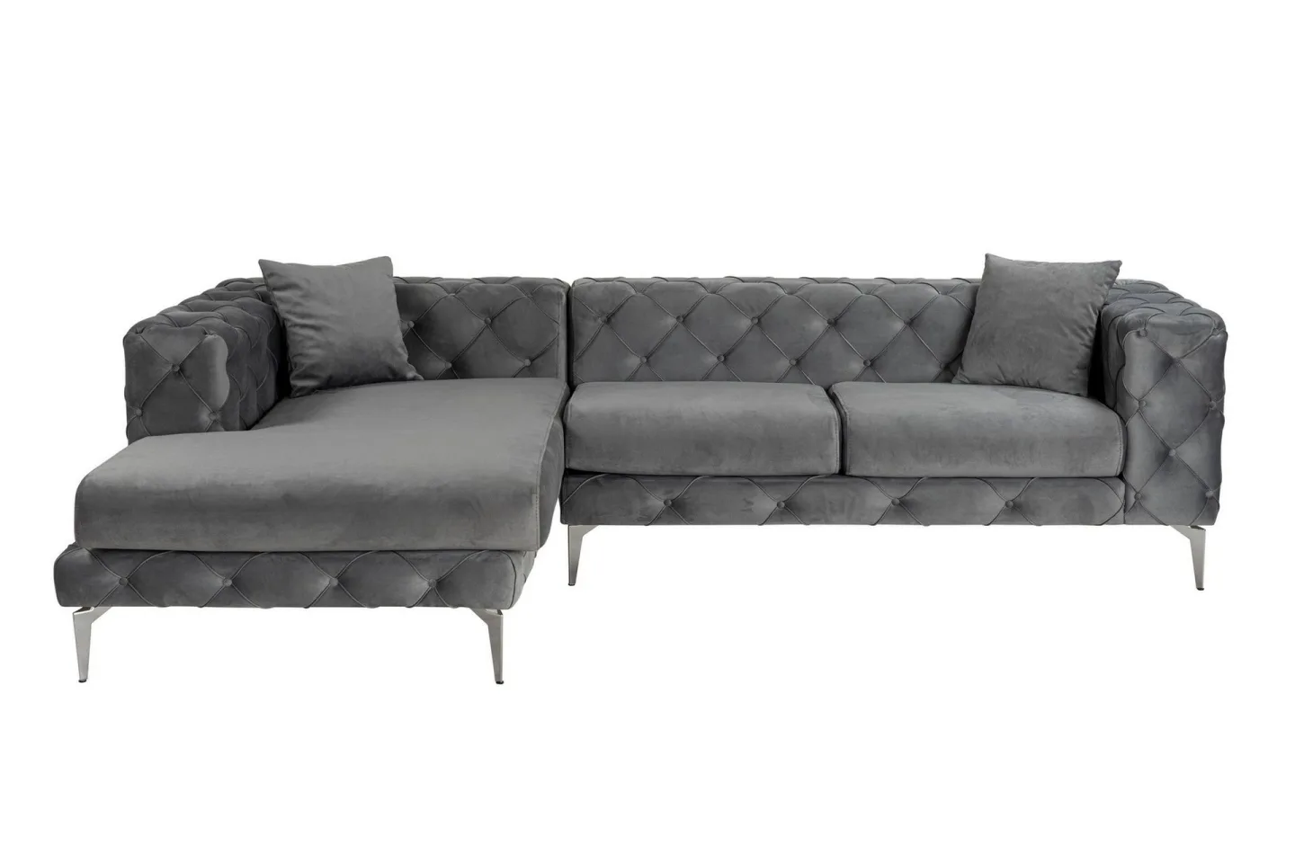 Beachport 3-sits Soffa med Divan Vänster - Antracit