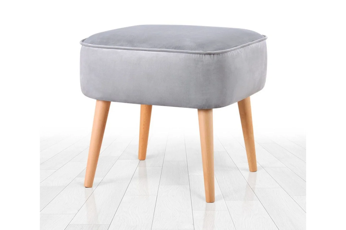 Anaro Sittpuff 45 cm Rektangulär - Ljusgrå
