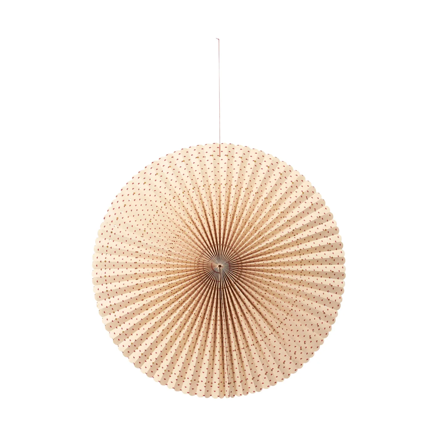 Broste Copenhagen Stella rosette adventstjärna L Ø60 cm Natural-pompeian red