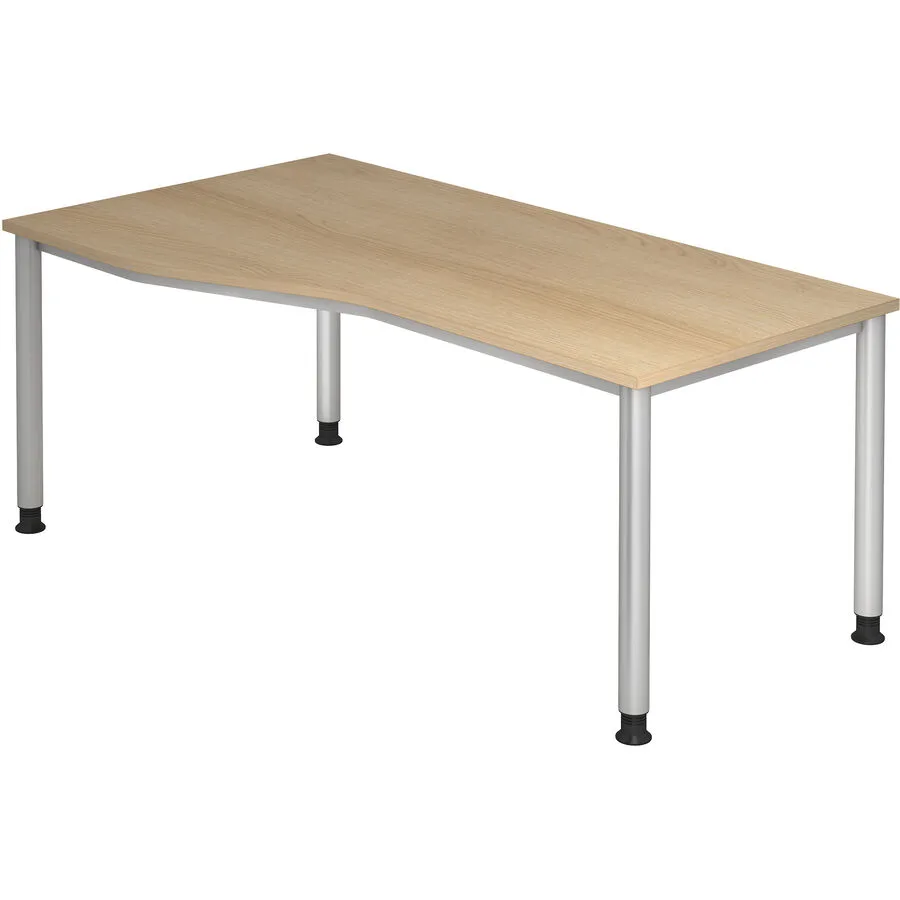 Schreibtisch Office eiche Holzwerkstoff B 180 T 100 cm