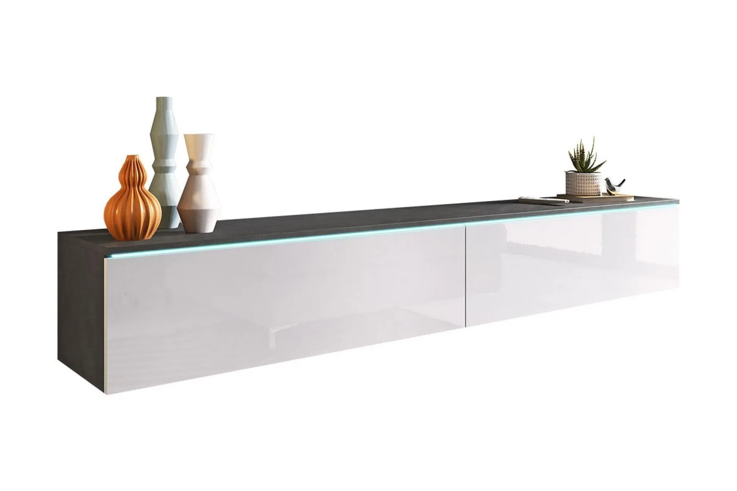 Cuguen Tv-skåp 180 cm - Vit