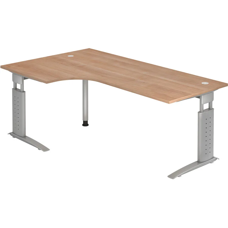 Schreibtisch Office Nussbaum Dekor Holzwerkstoff B 200 T 120 cm
