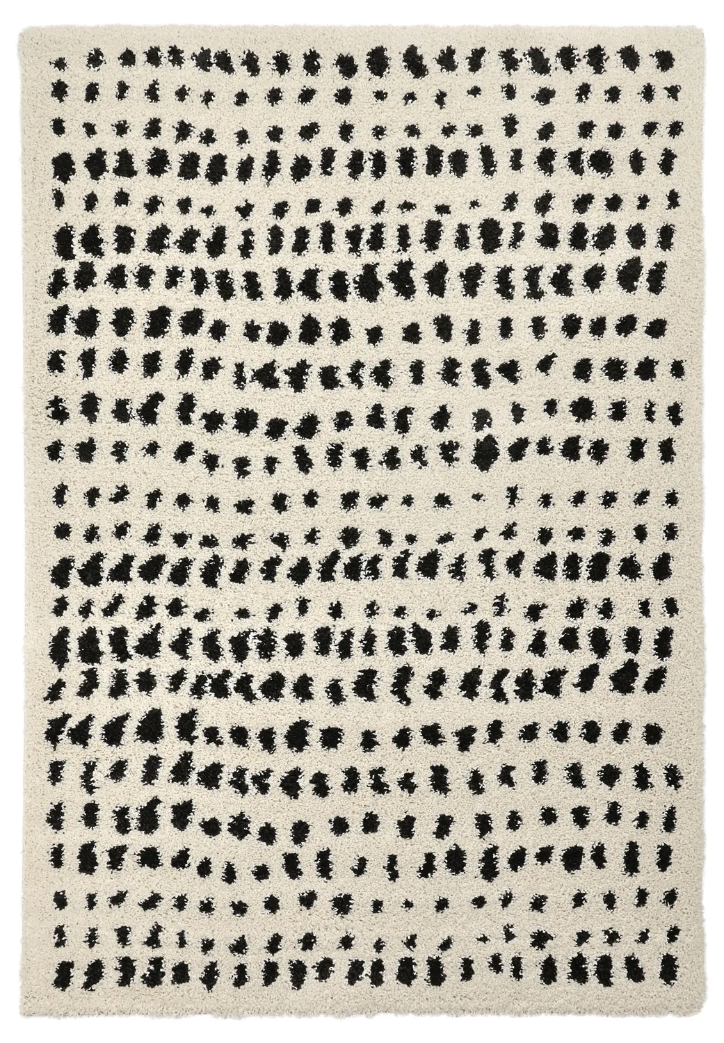 Ryetepper - Dotty (svart/hvitt) (Størrelse: 200 x 290 cm)