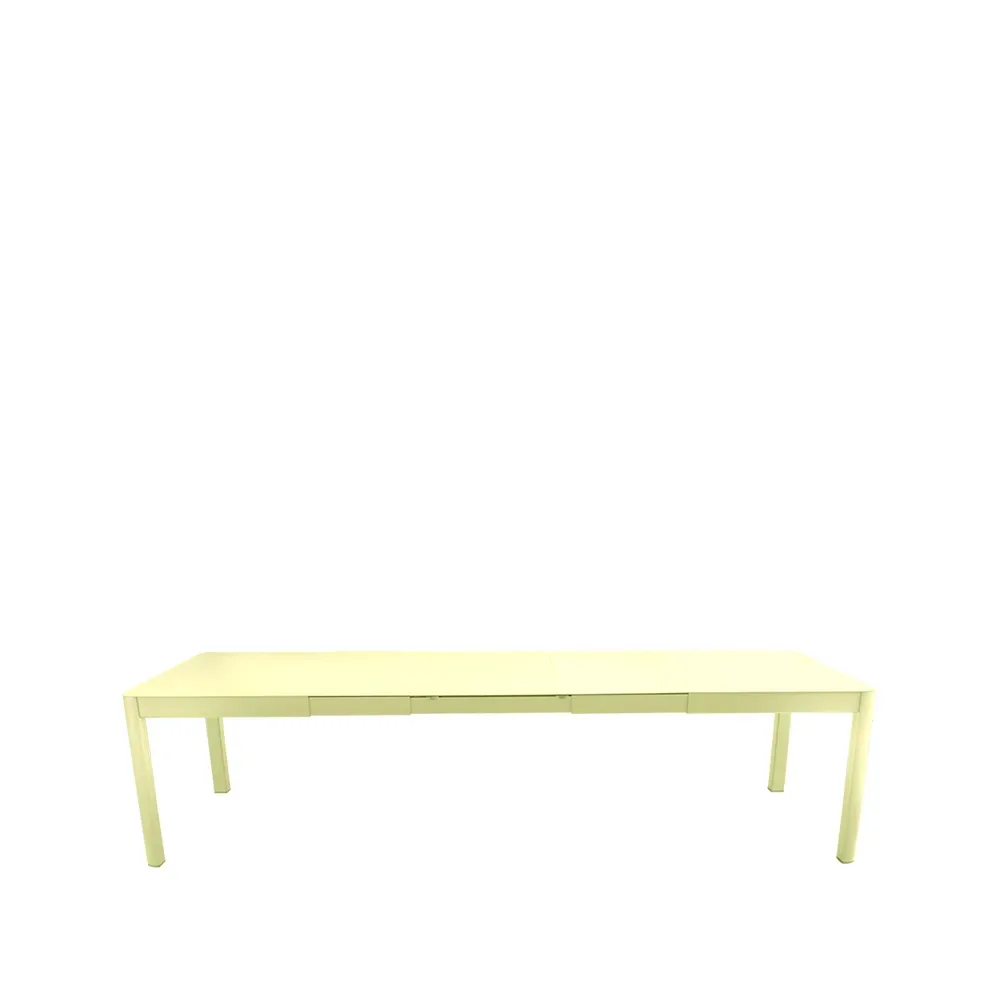 Fermob Ribambelle XL bord Frosted lemon (gul), 3 utdragningsskivor