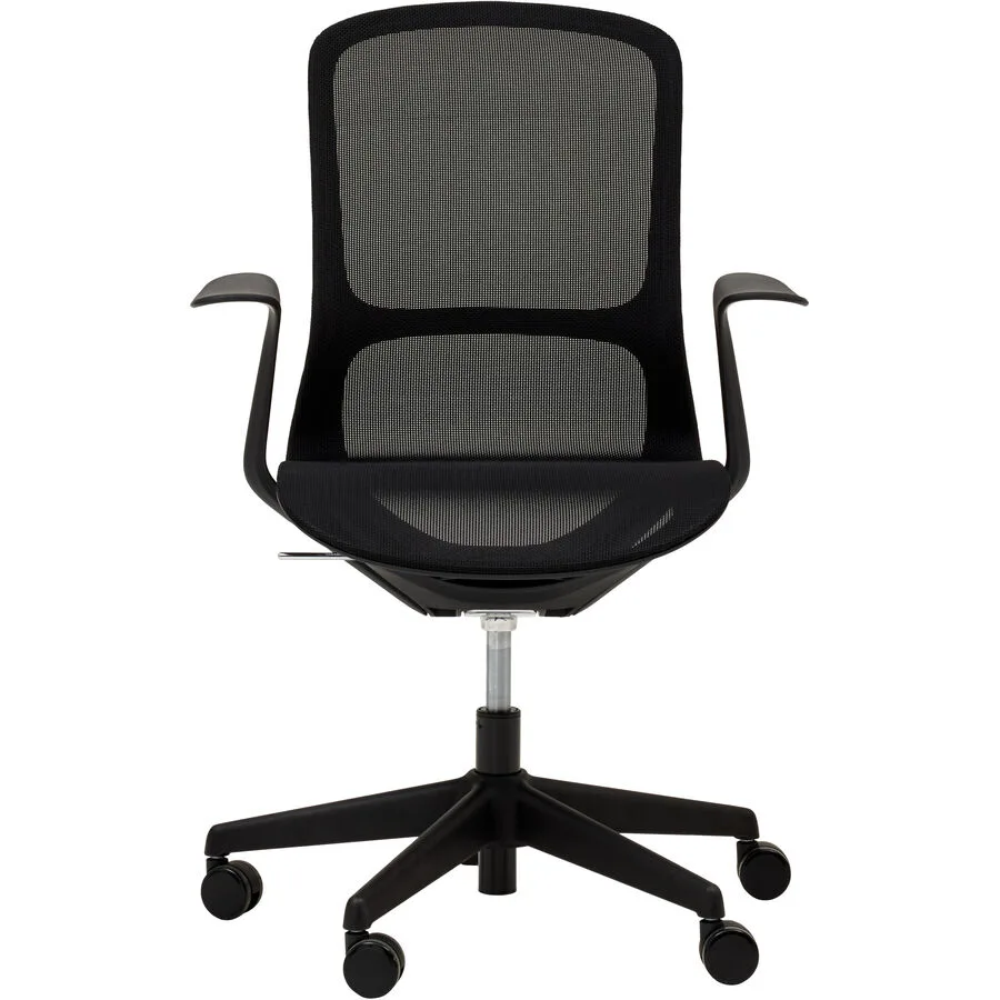 Bürostuhl Bolero schwarz Kunststoff H 95 cm