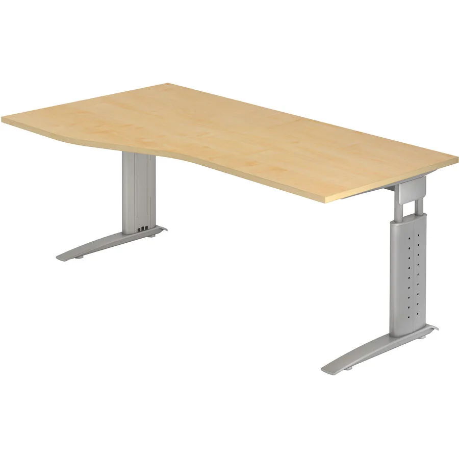 Schreibtisch Office Ahorn Dekor Holzwerkstoff B 180 T 100 cm