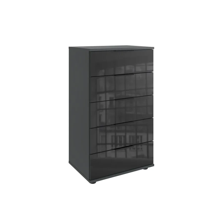 Kommode Metac graphit Holzwerkstoff B 49 H 102 cm