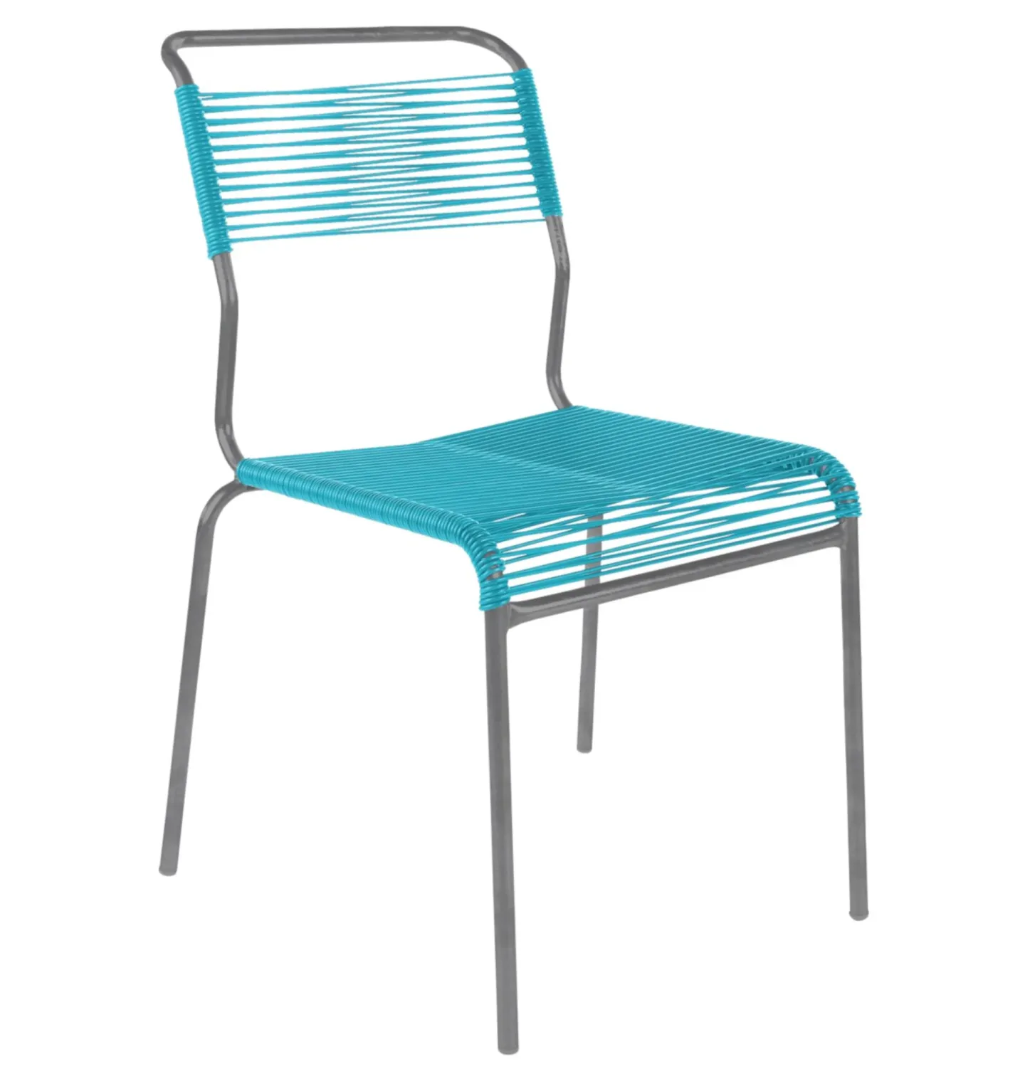 Schaffner Spaghetti-Stuhl Säntis Blau | Schubiger Möbel