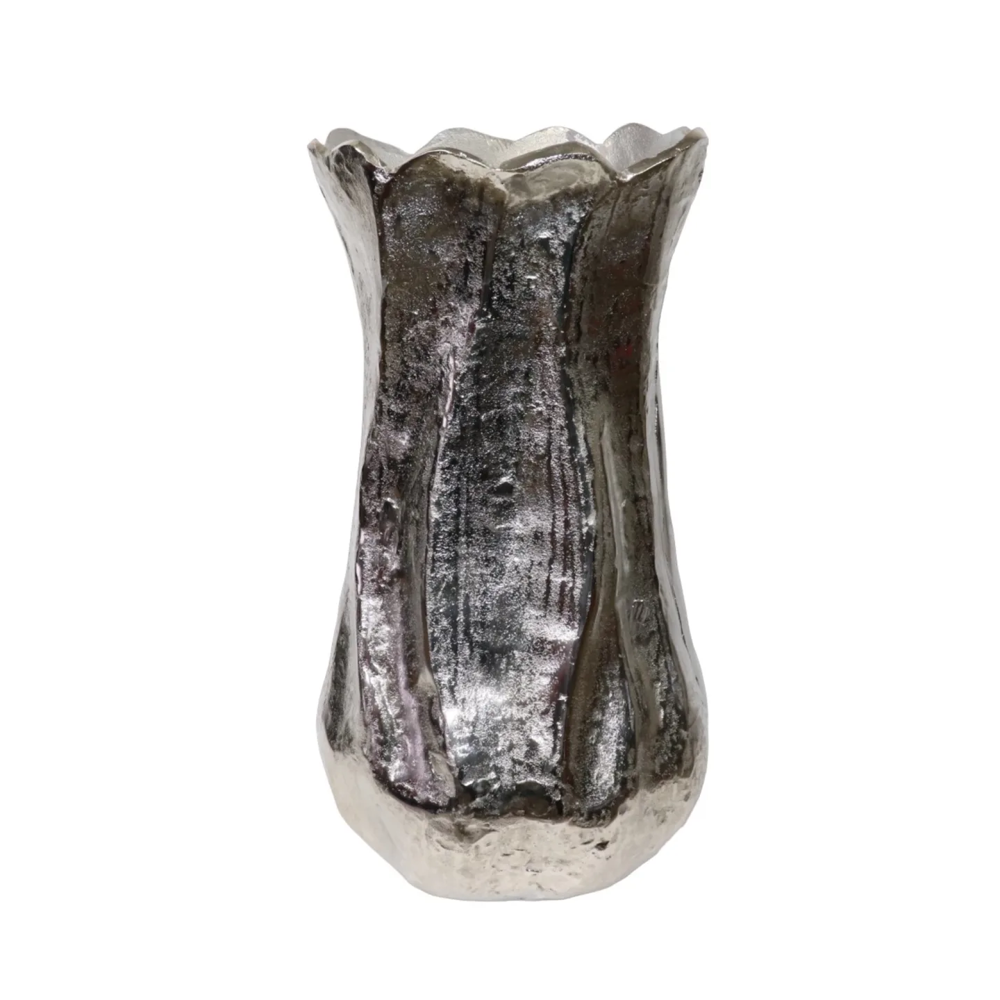 Decofinder Vase Metall Nickel H:50 cm | Schubiger Möbel