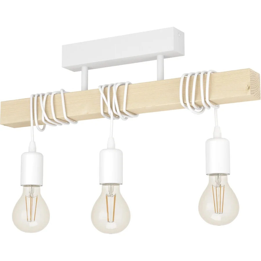 Eglo Deckenlampe Townshend Weiss Stahl 10.5 cm 26.5 cm