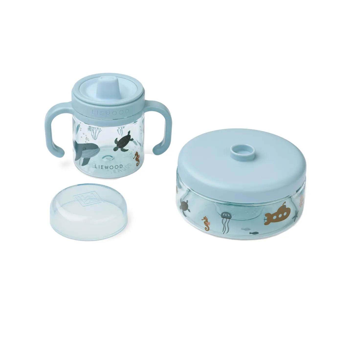 Liewood Beatrix Kinderbesteck 2-teilig Sea creature-sandy