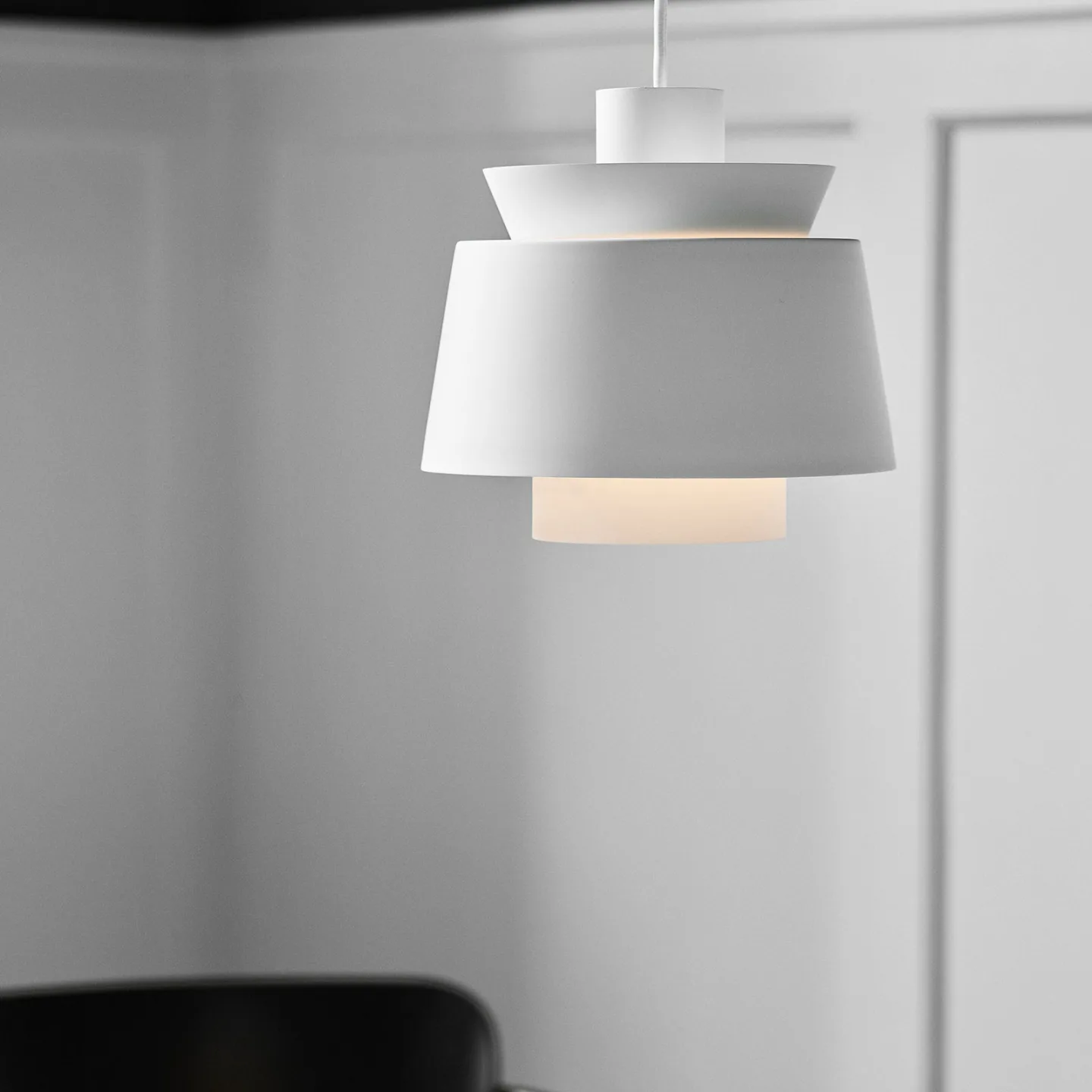 Utzon JU1 Pendelleuchte Weiß - &Tradition - Wohnzimmer - Design - Metall - Einflammig