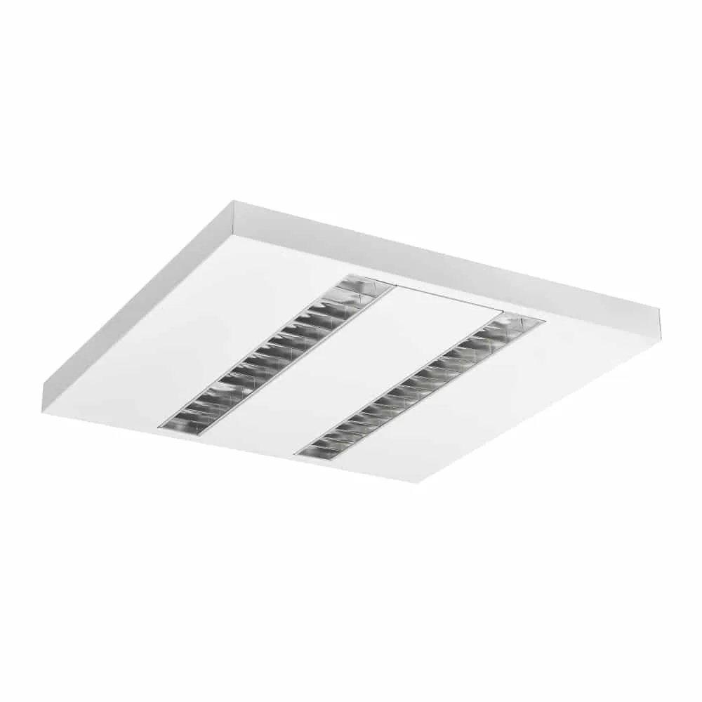 Sylvania Rana LED Surface&Suspended 600 LO 3000K Louvre+Prismatic Dali Vit G2