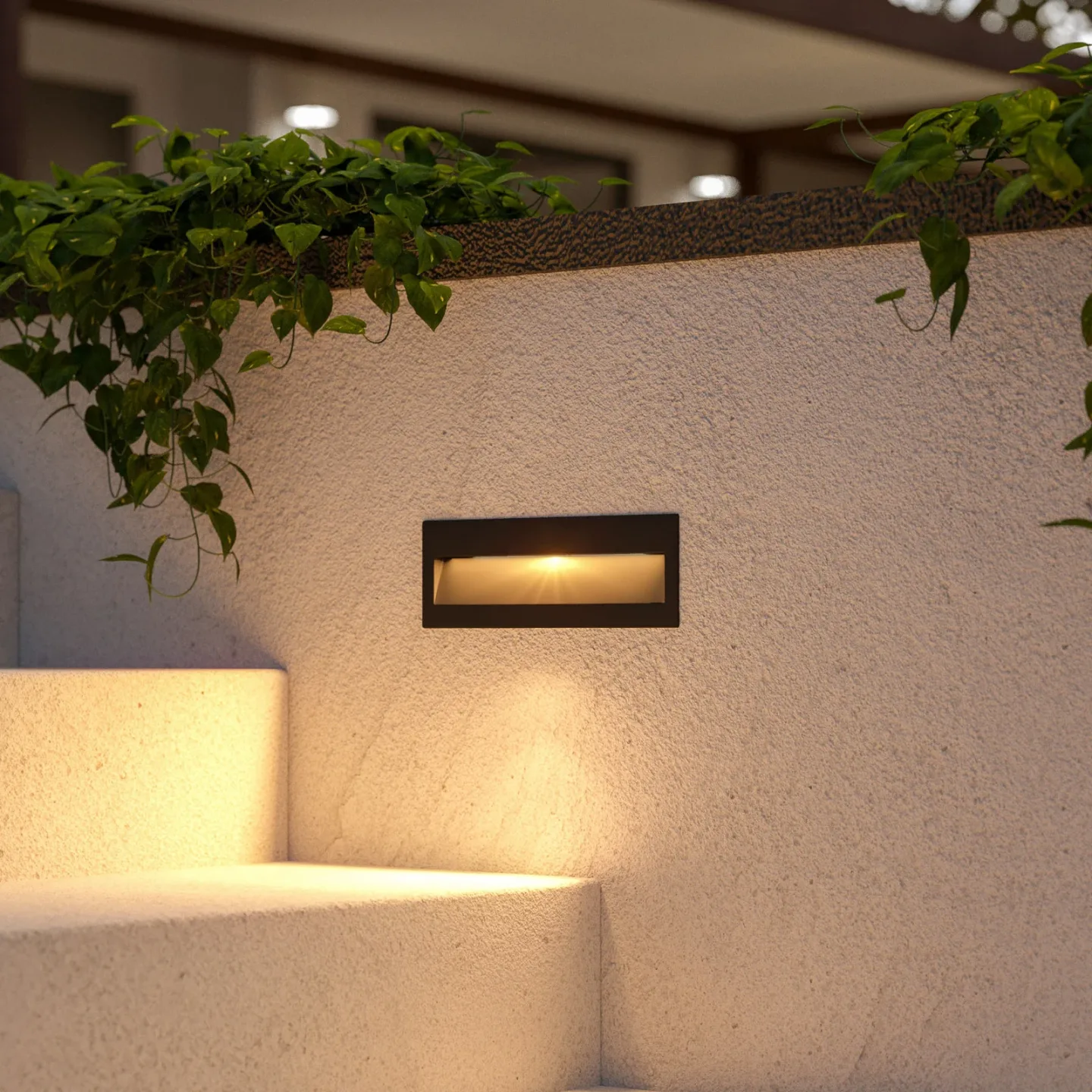 Loya Außeneinbauleuchte IP54 Rechteckig Dunkelgrau - Lucande - Terrasse - Modern - Aluminium