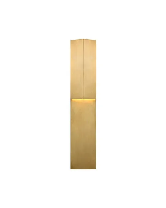 Rega 24" Folded Sconce Antique Brass