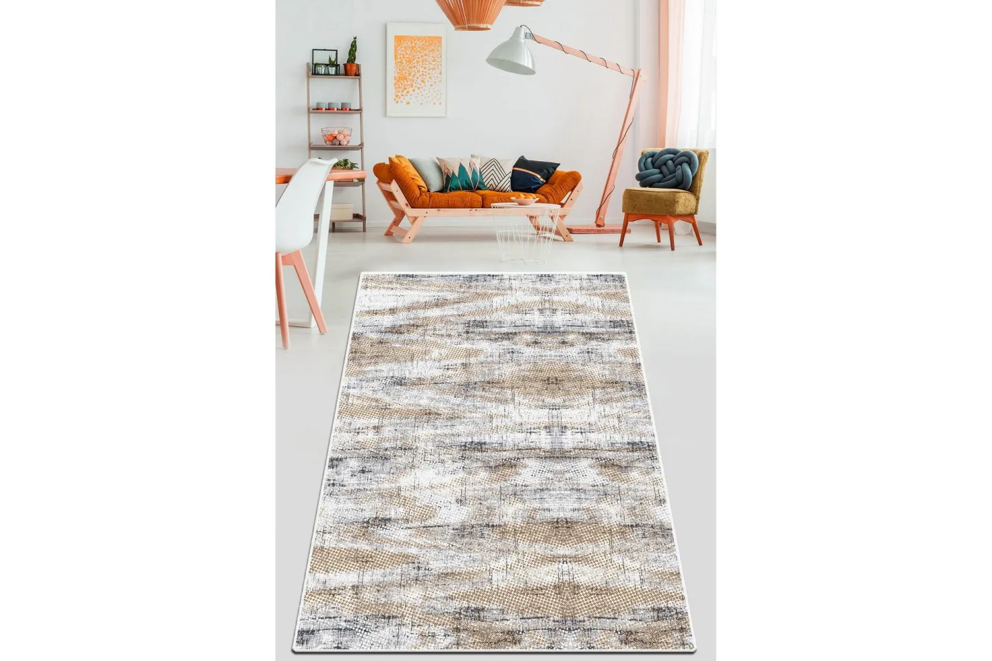 Nirwat Gångmatta 80x100 cm Rektangulär - Flerfärgad
