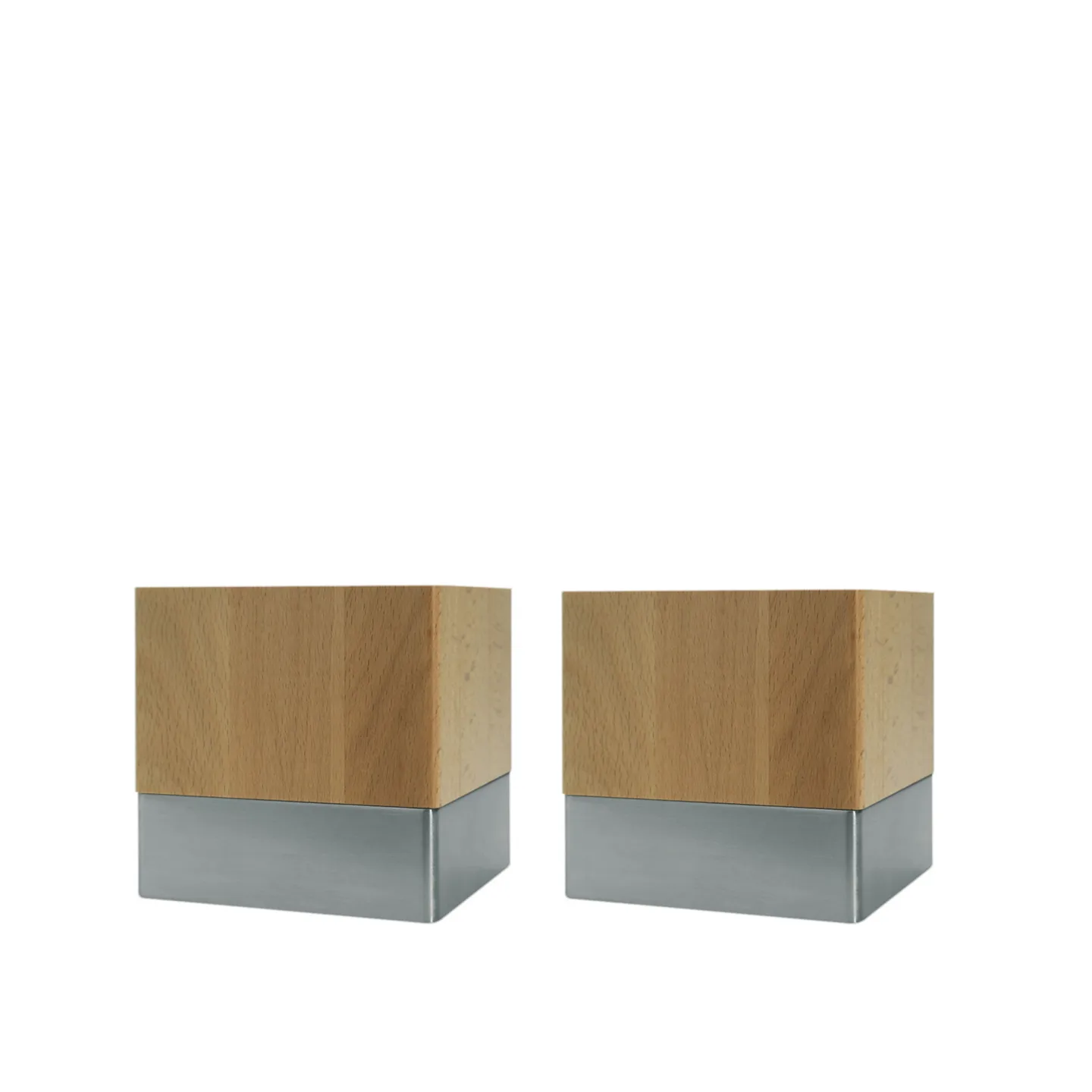 DUX - DUX Kubiska 12 cm Ek / 2-pack - Sängben - Träfärgad - Trä