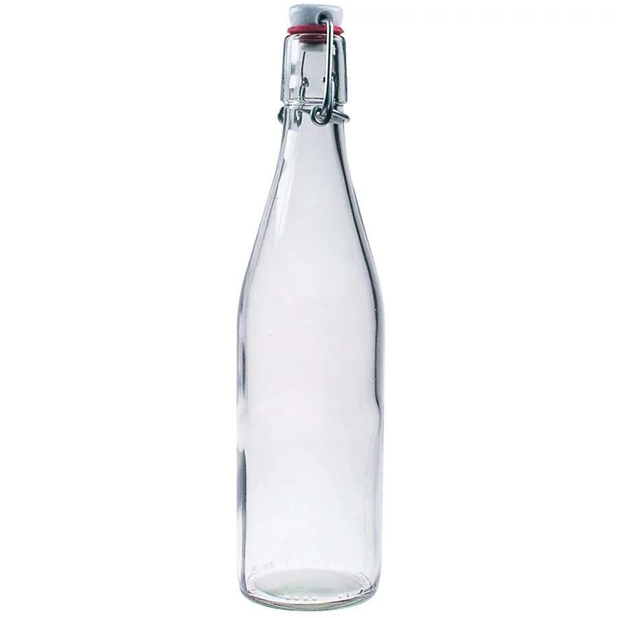 Flasche Therese Transparent Aluminium/Glas 28 cm 0.5 l