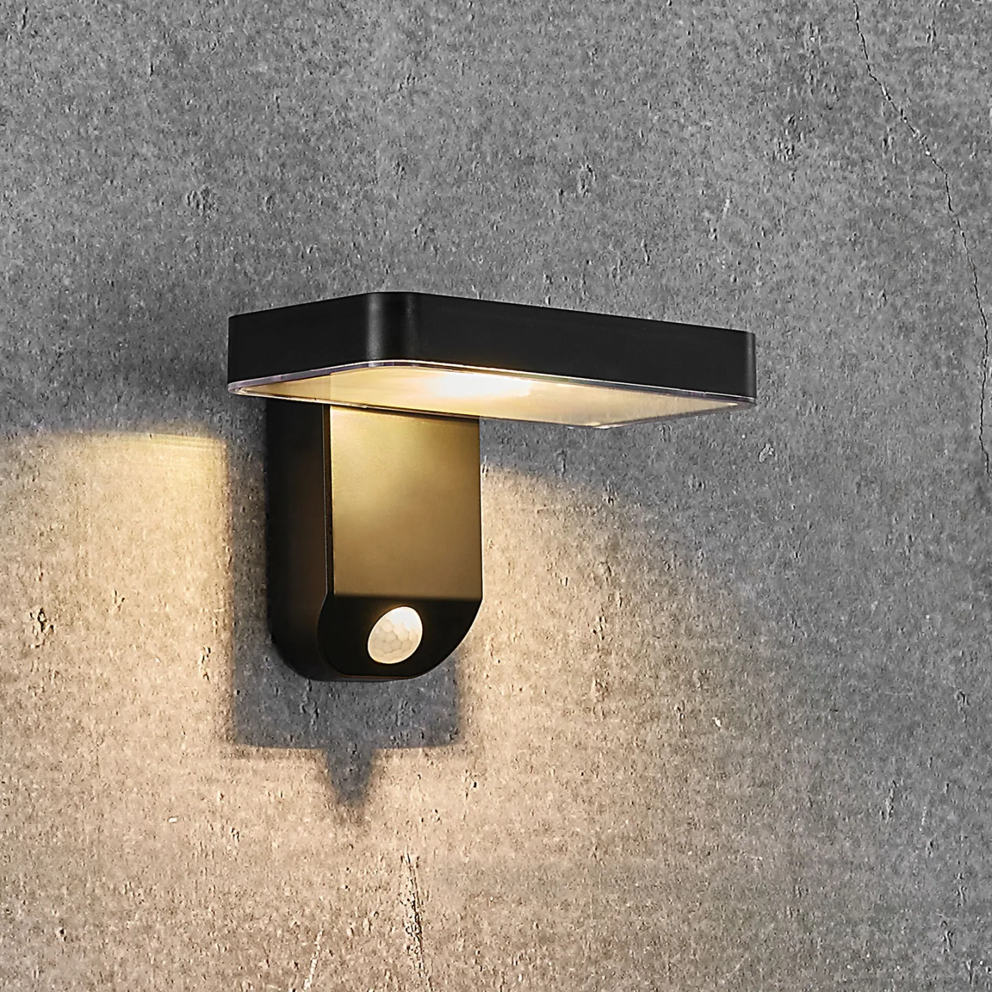 Rica Square LED Solarzelle Wandleuchte Black - Nordlux - Modern - Kunststoff - Einflammig