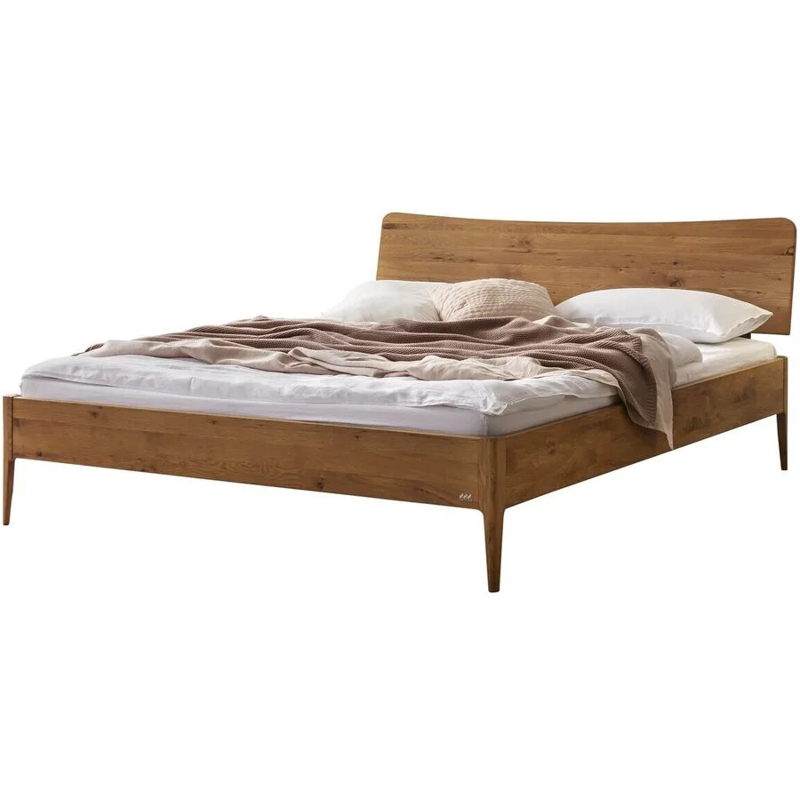 Hasena Bett Castello Natur Wildeiche Massivholz 180 x 210 cm