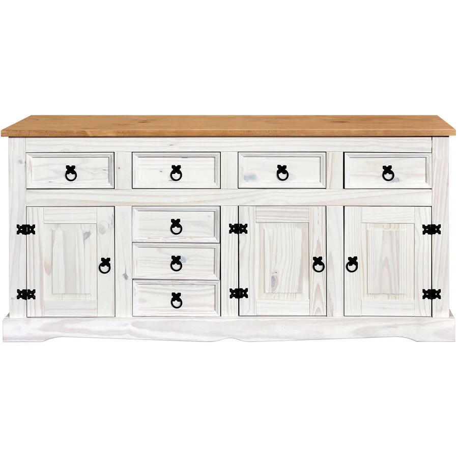 Sideboard Cruz hellbraun Holz B 174 H 84 cm