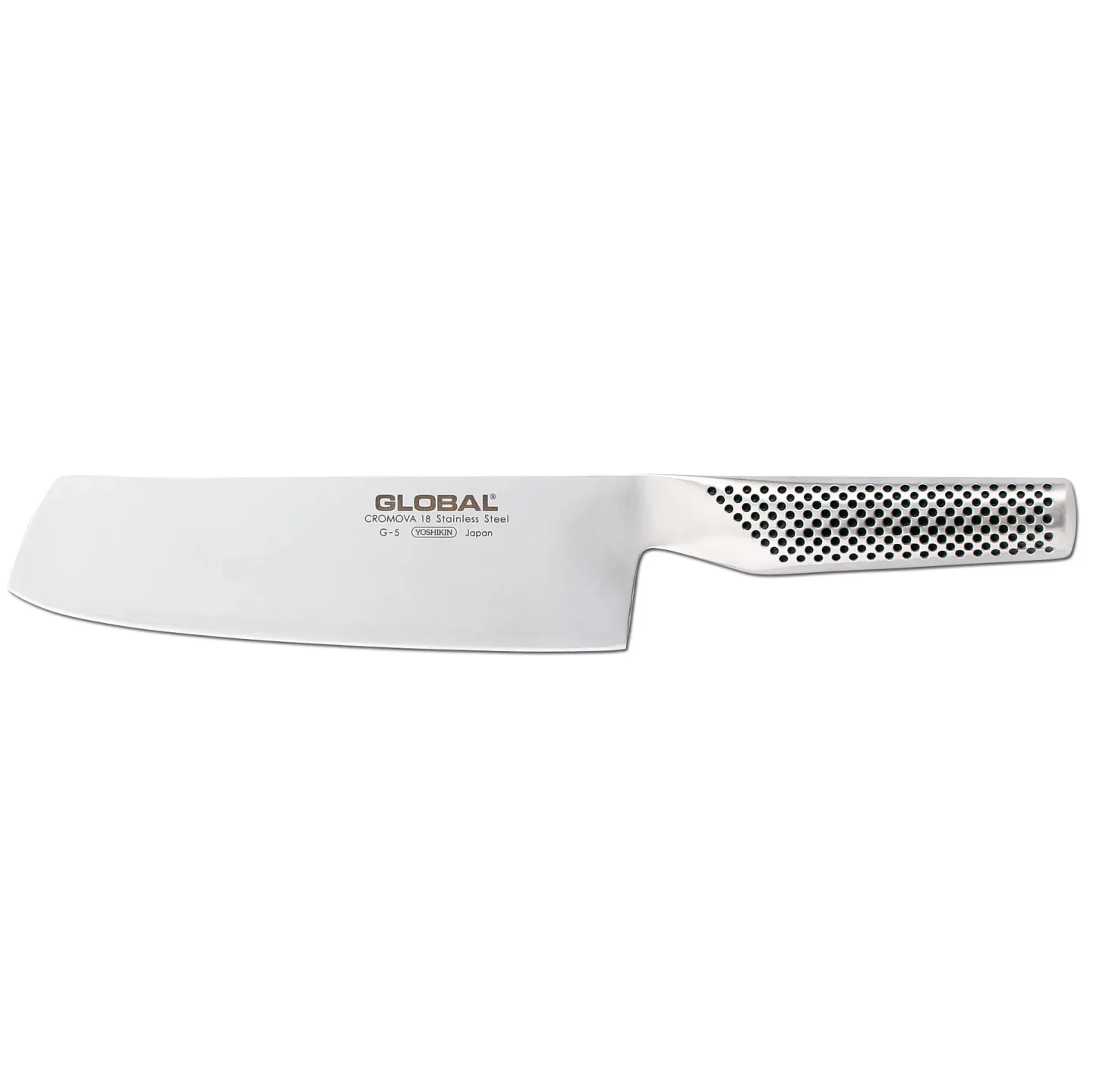 Global - G-5 Grönsakshacka 18 cm - Kockknivar - Metall
