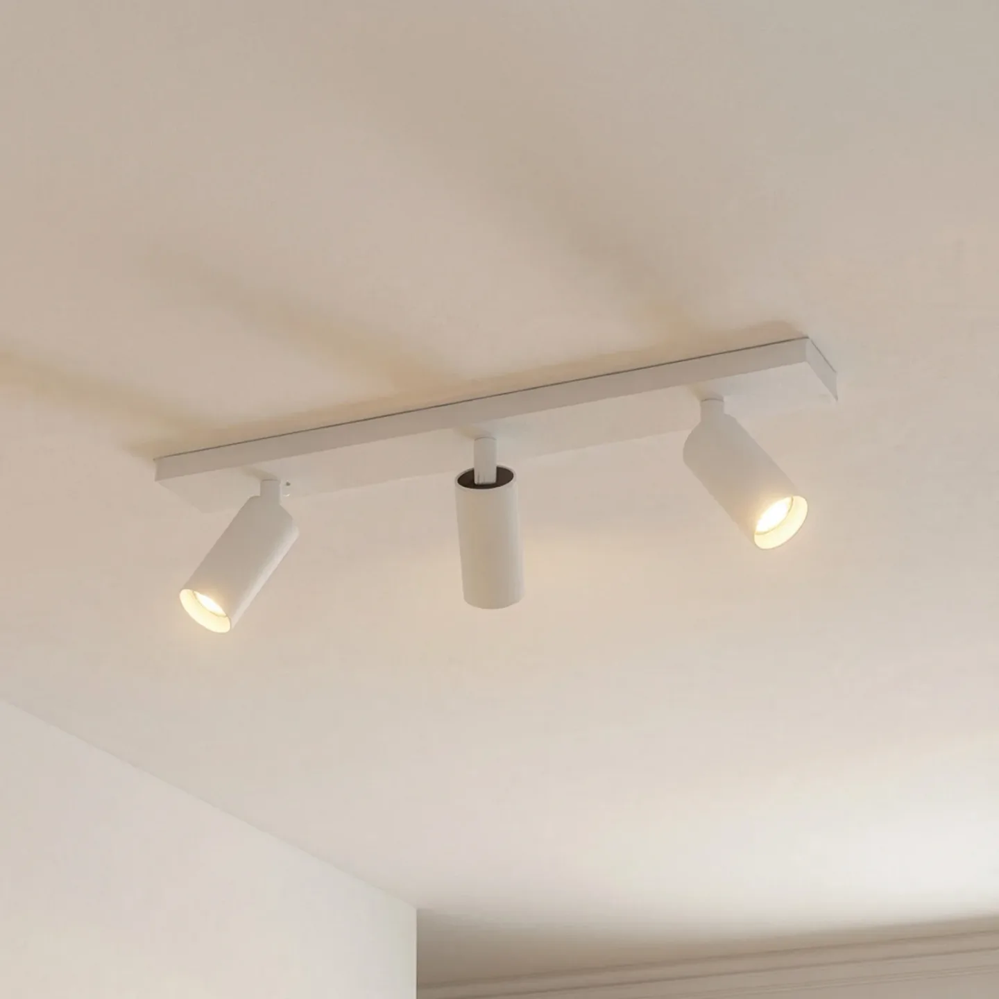 Brinja Slim downlight, 3 lyskilder, hvit, GU10 MR11 - Arcchio - Entré - Moderne - Aluminium - Med flere lyskilder