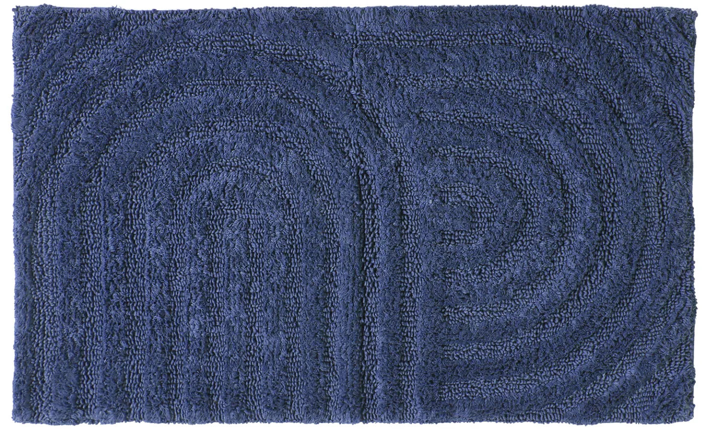 Baderomsmatte - Embla (blå) (Størrelse: 70 x 120 cm)
