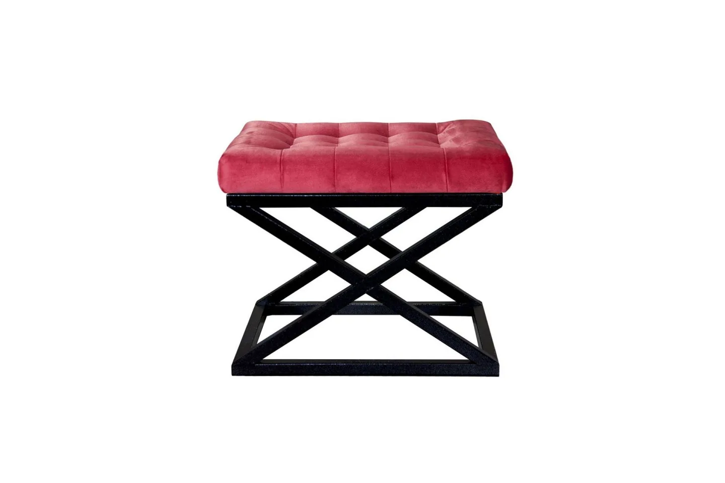 Gillie Sittpuff 40 cm - Svart/Röd