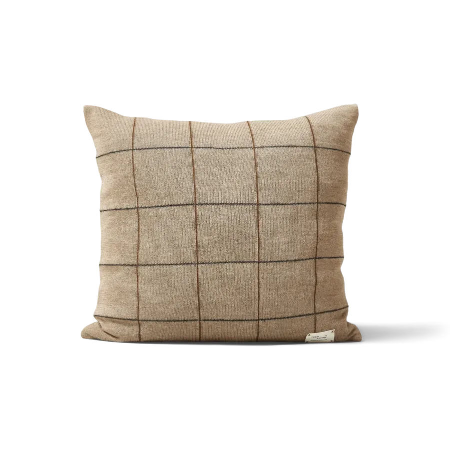 Form & Refine Aymara kudde 52x52 cm New square brown