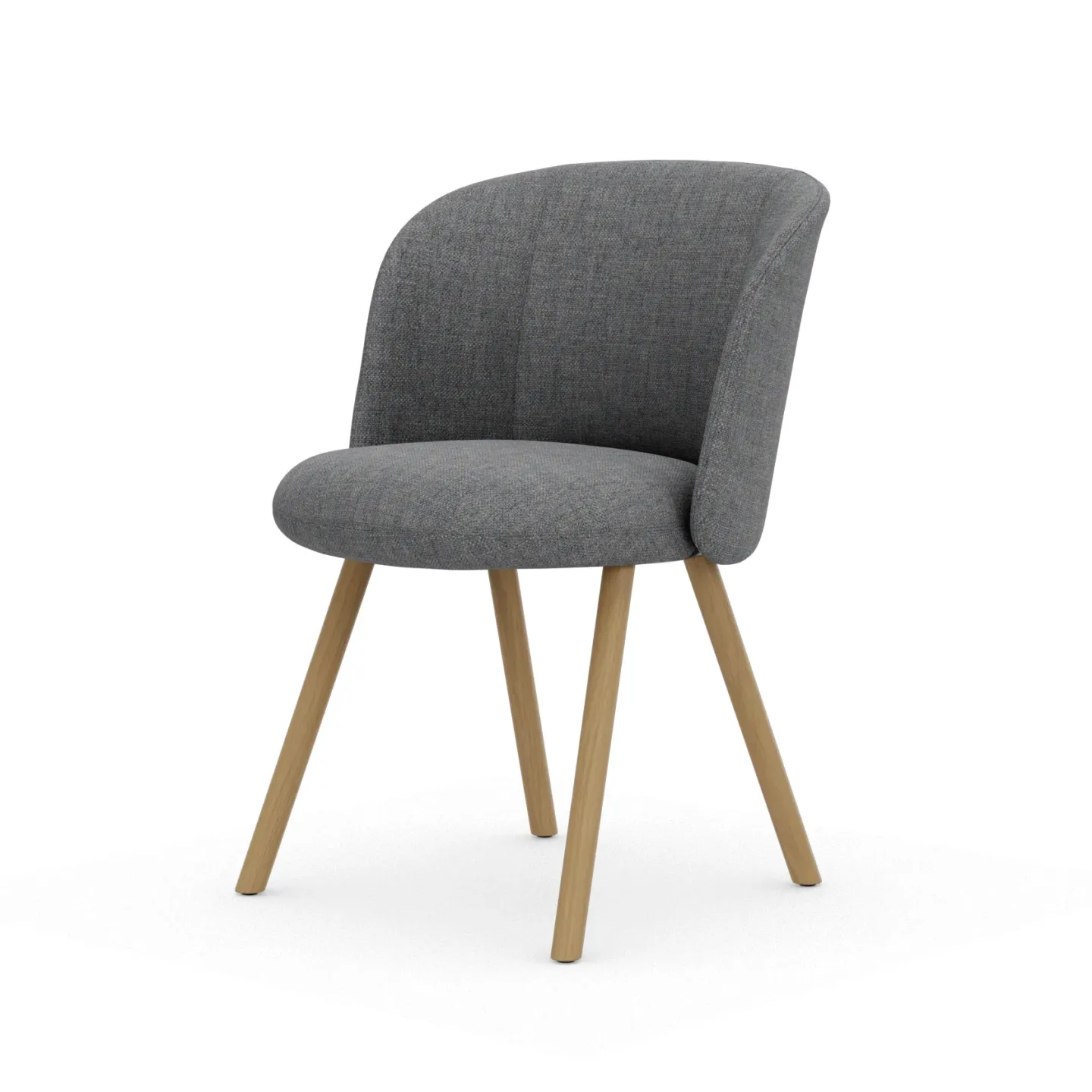 Vitra Mikado Side Chair stol Savana Pebble-natural oak