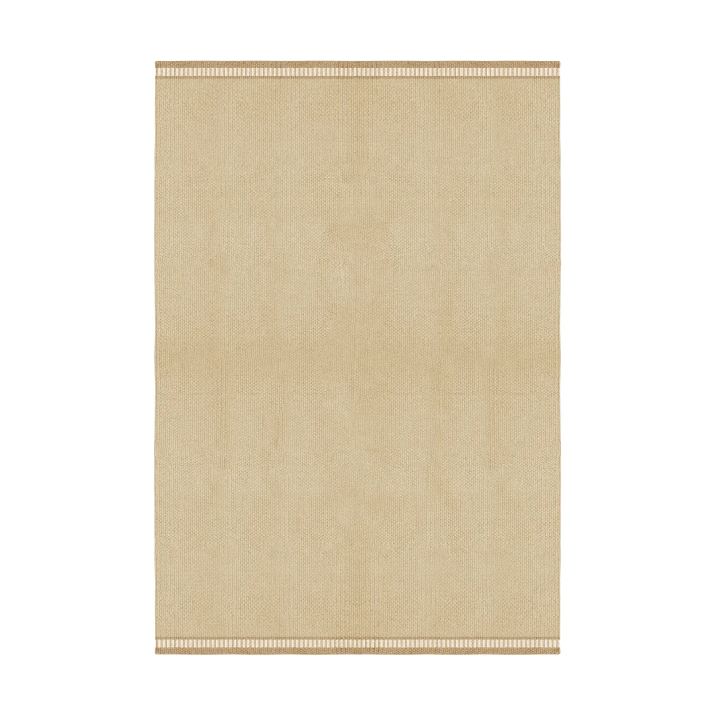 Layered Röllakan Solid Wollteppich Mariegold, 140×200 cm