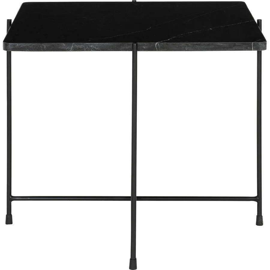 Salontisch Vanja schwarz Marmor B 65 H 40 cm