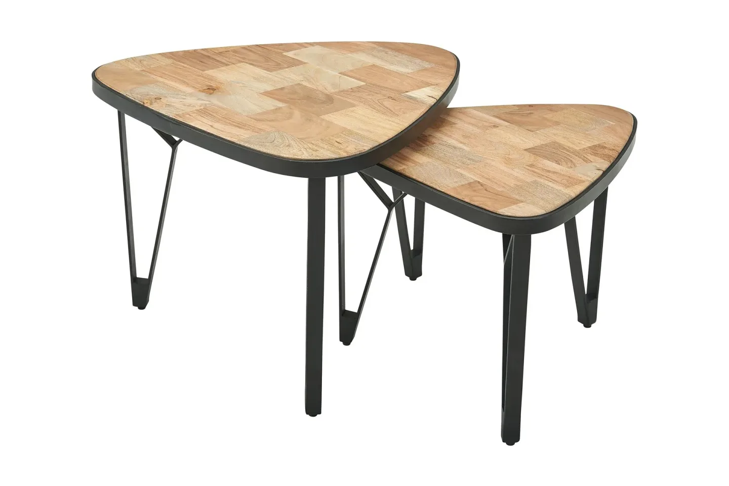 Willowdale Satsbord 60 cm Trekantig - Brun/Svart