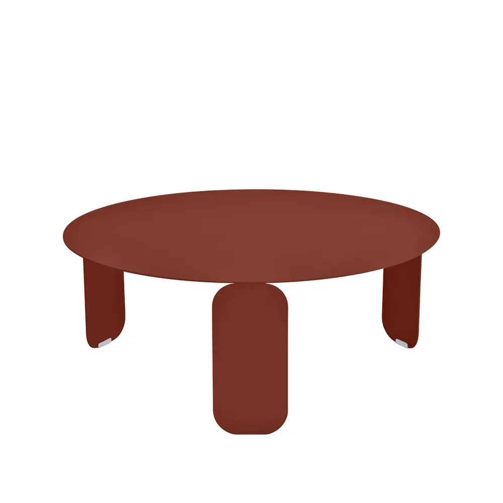 Fermob Bebop Ø80 bord lågt Red ochre (röd)