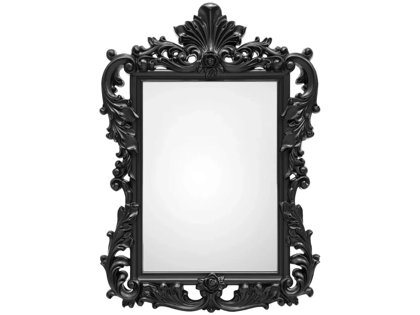 Abhika Spiegel Royal Schwarz H: 110 cm | Schubiger Möbel
