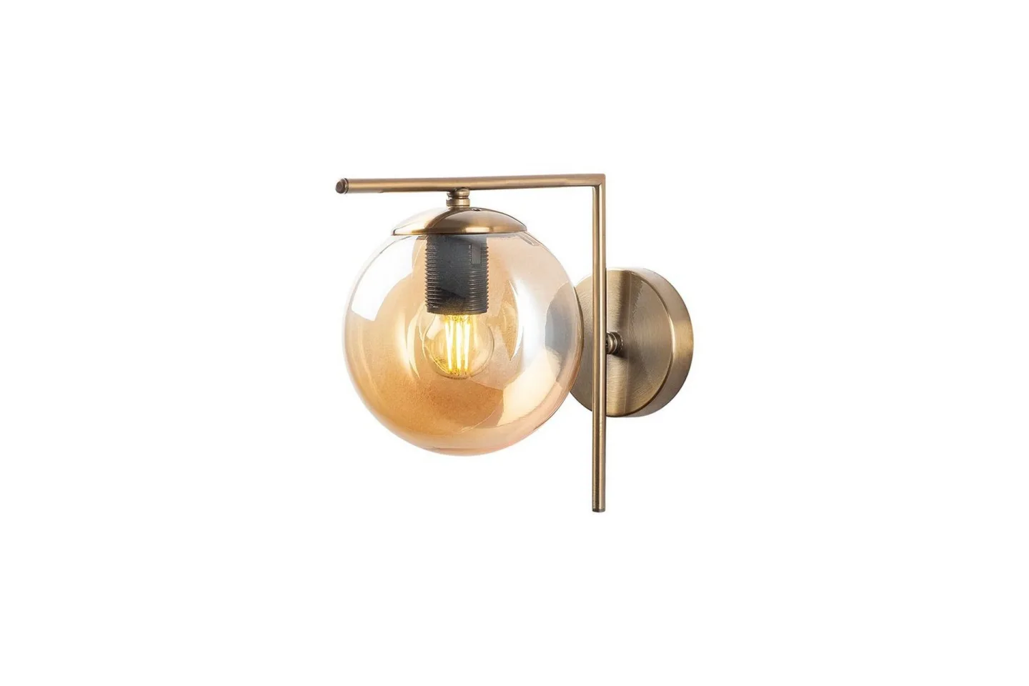 Vägglampa Olan Antik Transparent - Transparent