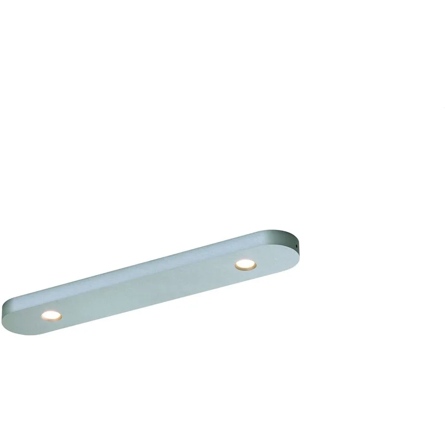 Bopp Deckenlampe Close Silber Aluminium 30 cm - Farbe: Aluminium eloxiert - LED - Lichtfarbe: Extra warmweiss - LED Energiesparlampen