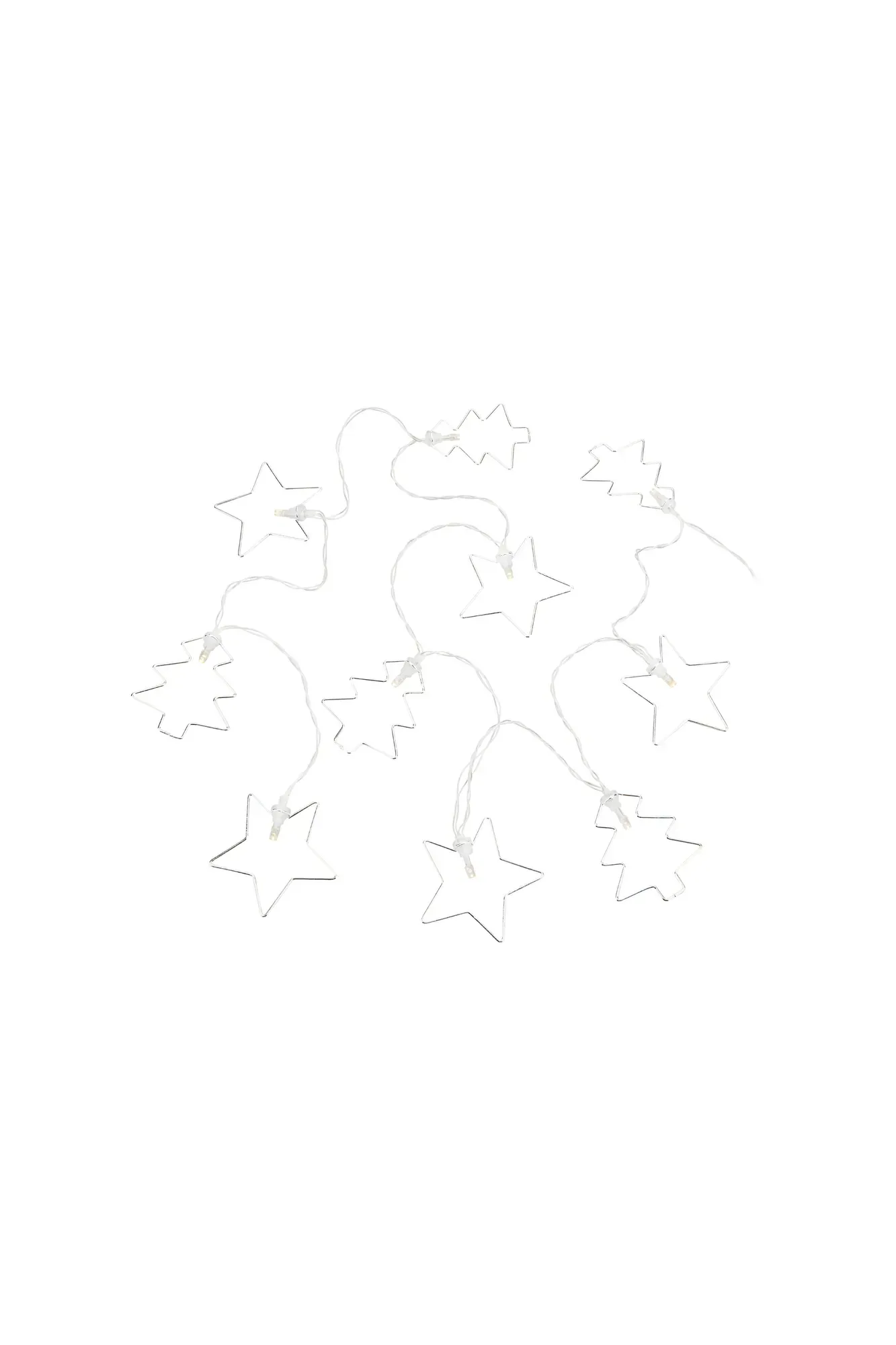 Tri Lichterkette Tannen/Sterne