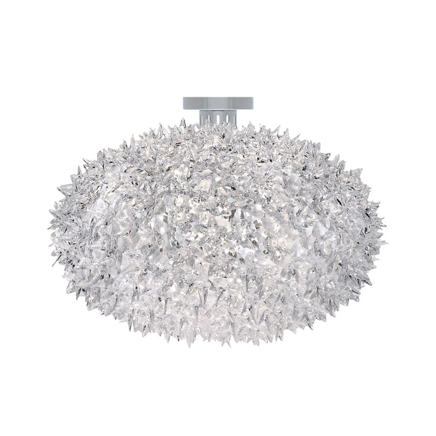Bloom CW Vägglampa/Plafond Crystal - Kartell Bloom C1 - Vardagsrum - Design - Plast - Rund