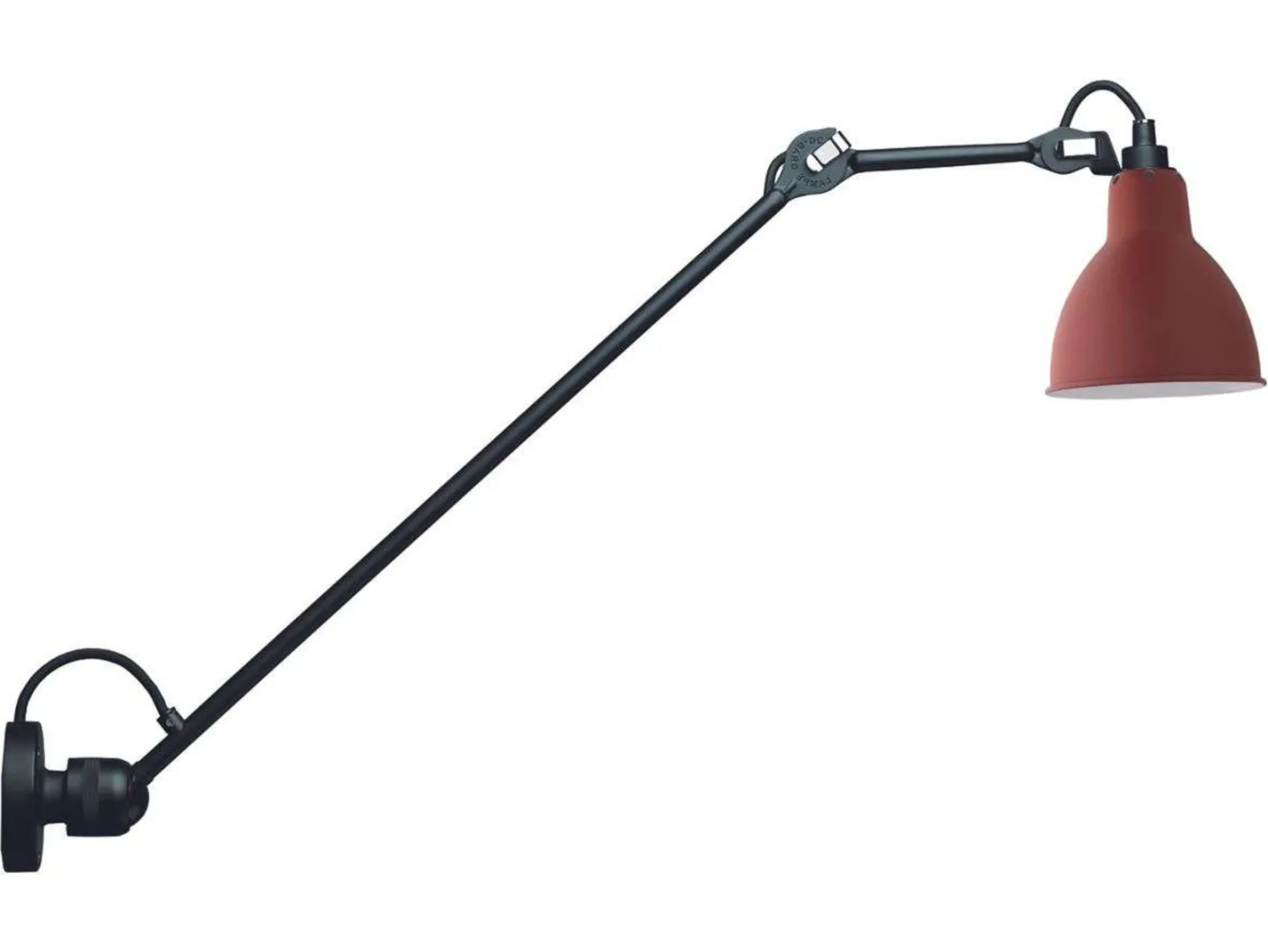 304L60 Væglampe Rød - Lampe Gras - Stue - Design - Metal