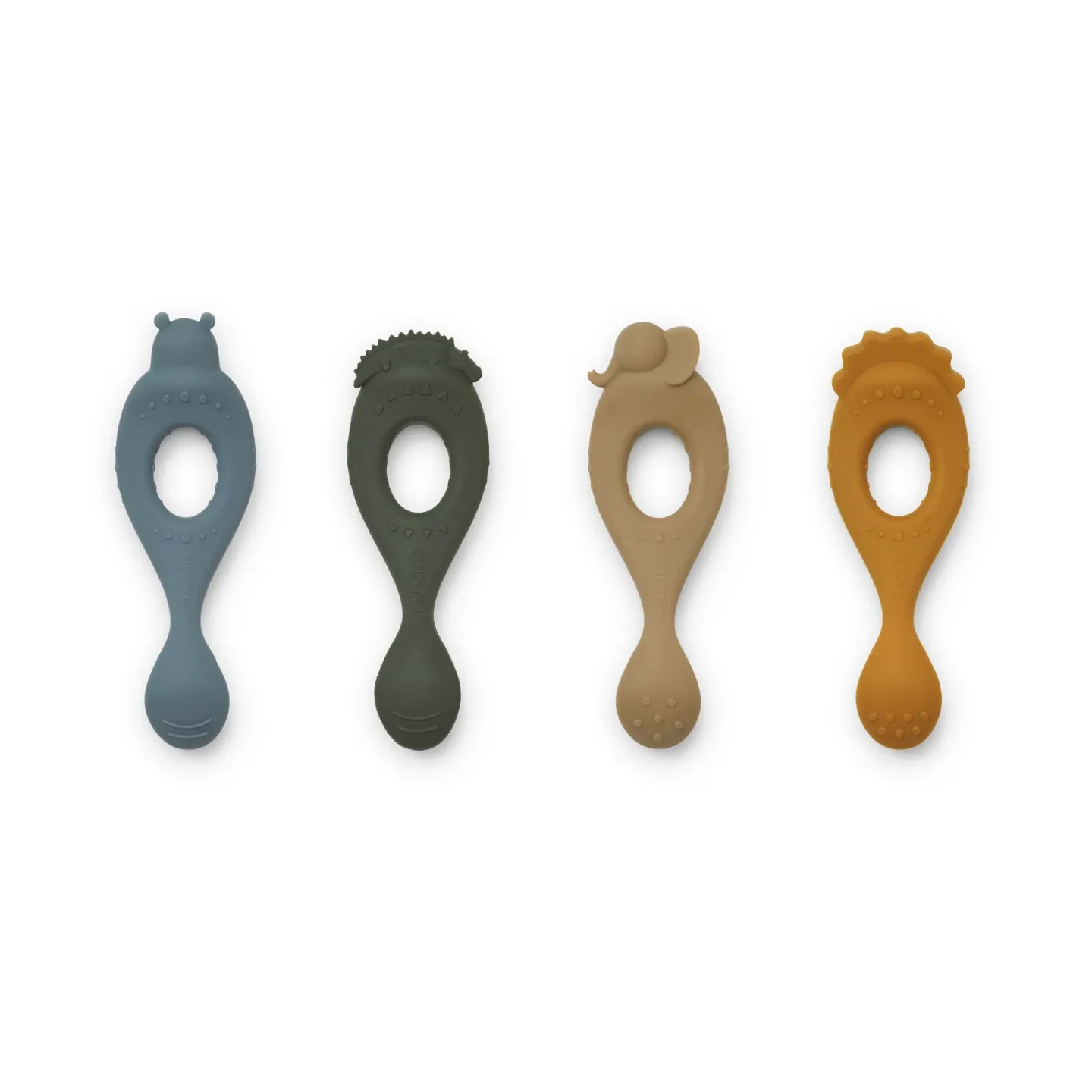 Liewood Livia Löffel 4-teilig Safari-blue multi mix