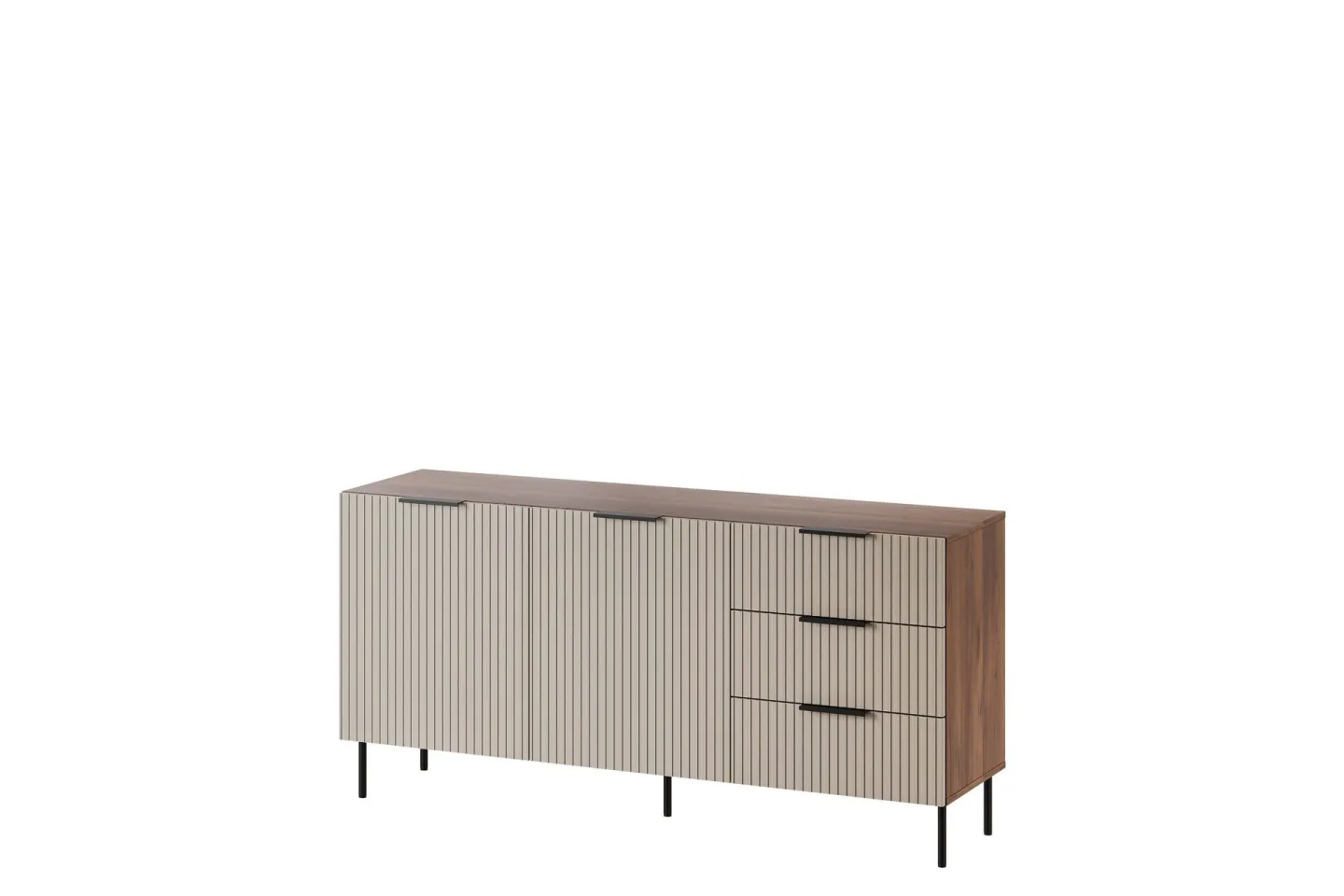 Fiesta Skänk 156x42 cm - Brun/Beige