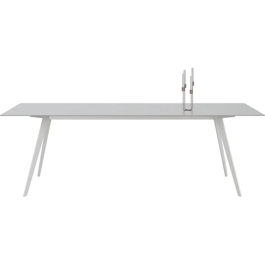Esstisch Tame Weiss Glas 100 cm