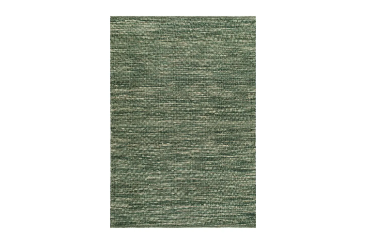 Skagen Ullmatta 140x200 cm Rektangulär - Grönmelange