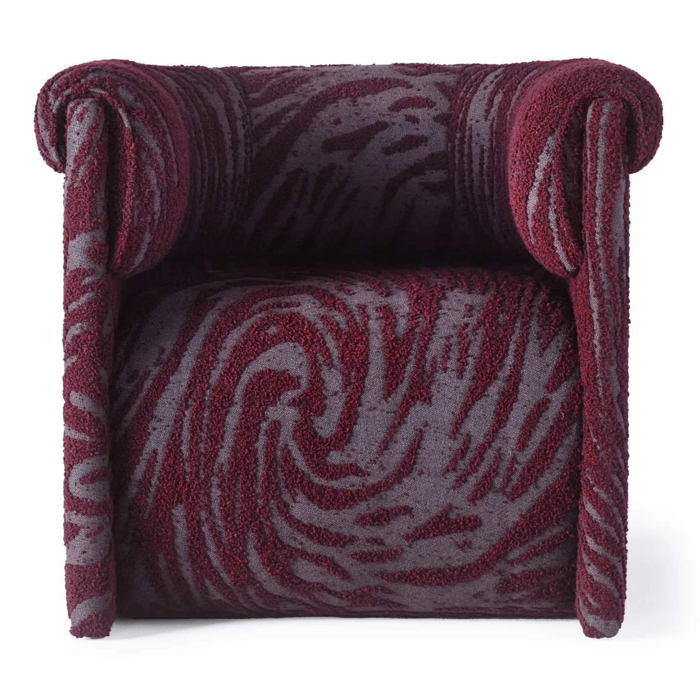 Dusty Deco - Decadent loungefåtölj - Italian Jacquard - Fåtöljer - Studio Stockholm - Lila - Trä/Skum/Ull