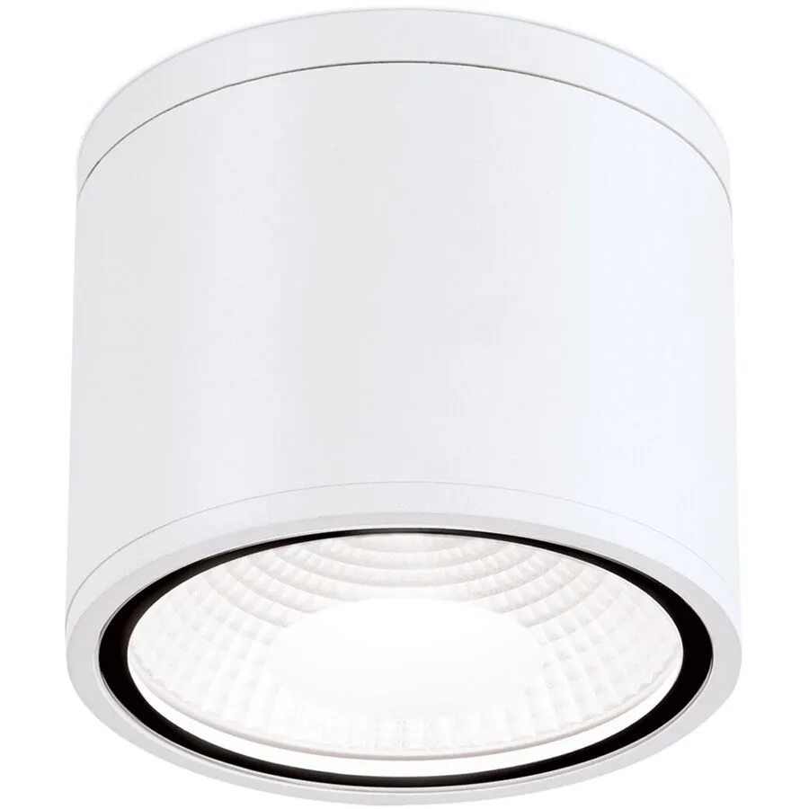 Deckenlampe aussen Sputnik Weiss 12 cm - Material: Siluminguss - Lichtfarbe: Warmweiss